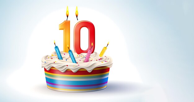 Happy 10th Birthday Images - Free Download on Freepik